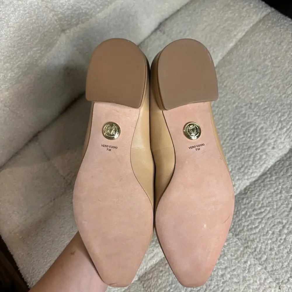 NEW Veronica Beard Catherine Leather Bow Ballet Flats